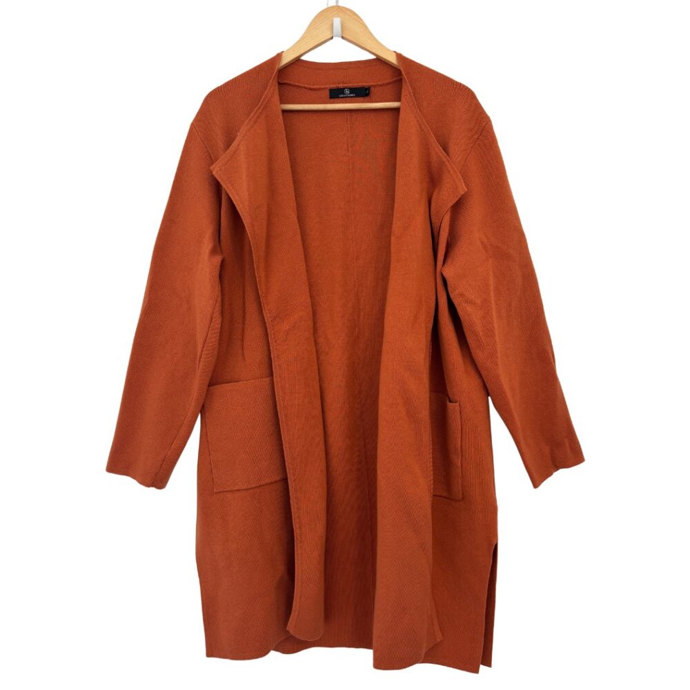 LILLUSORY Women's Long Cardigan Sweater Oversized Dressy Coatigan Jacket, Large